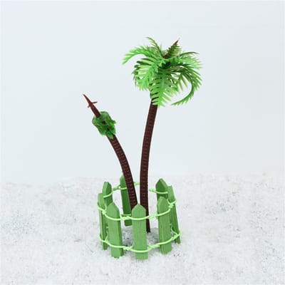 Huis Kerstversiering Houten Hek P Alisade Miniatuur Tuin Huisdecoratie Mini DIY Ambacht Dinosaurus Kerstversiering One Size
