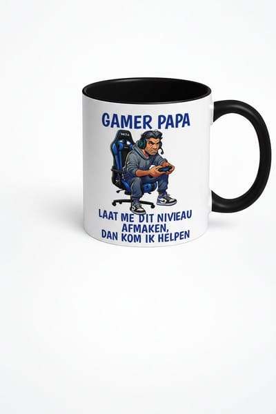 Gamer Papa Mok - Unieke Mok voor de Game Liefhebbende Vader