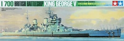 Tamiya Modelbouwpakket Schepen - 77525 British Battleship King George V Plastic - 1:700 - Modelbouw