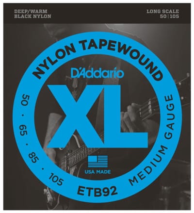 D'Addario ETB92 Tapewound Bass Medium 50-105 050 bassnarenset