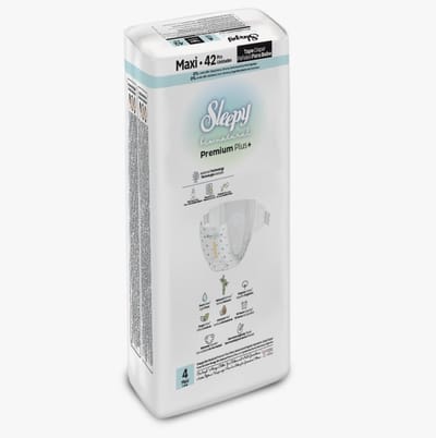 Sleepy Bio Natural Premium Plus Baby Luiers - 4 (7-14 Kg) - 42 Luiers