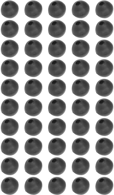Dailygoods- Karper Beads 50 Stuks - Zachte Silicone Beads - Diameter 6mm - Antislip Vis Accessoires - Schokbestendig - Lichtgewicht - Visaccessoires
