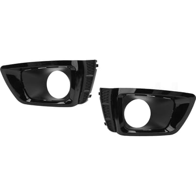 2 stuks Voorste Mistlamprand Afdekking Trim Rechts en Links 57731SG090 Mistlamp Decoratiekap voor Forester SJ Facelift black