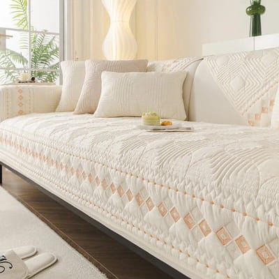 Effen Kleur Bankhoezen Universeel voor Seizoenen Gewassen Katoen Bankhoes Borduurwerk Kussensloop Banken Kussen voor Woonkamer 70x70cm 1pcs