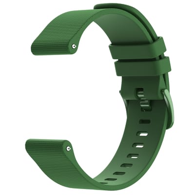 imoshion Siliconen sport bandje met gesp - Universeel 22 mm aansluiting - Donkergroen