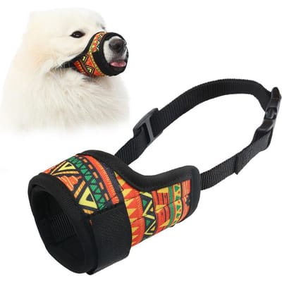 Hondenmuilkorf voor Kleine Grote Honden Verstelbaar Mesh Ademend Anti Blaffen Huisdier Mondmuilkorven voor Honden Nylon Riemen Hondenaccessoires S