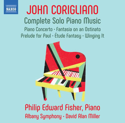 Philip Edward Fisher, Albany Symphony Orchestra, David Alan Miller - Corigliano: Complete Solo Piano Music (CD)