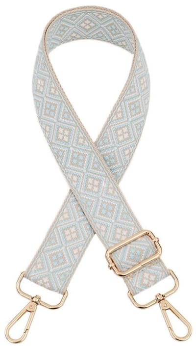 Dailygoods- Schouderriem verstelbaar - Tasriem 3,8 cm breed - Uniseks - Gouden gesp - Polyester - Lengte 80-130 cm