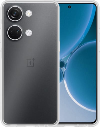 Hoesje - Geschikt voor OnePlus Nord 3 - Sterk & Shockproof - Siliconen Case - Hoes Cover - Telefoonhoes - Transparant