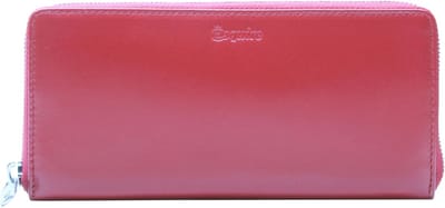 Esquire Portemonnee New Silk Wallet Red Donkerrood