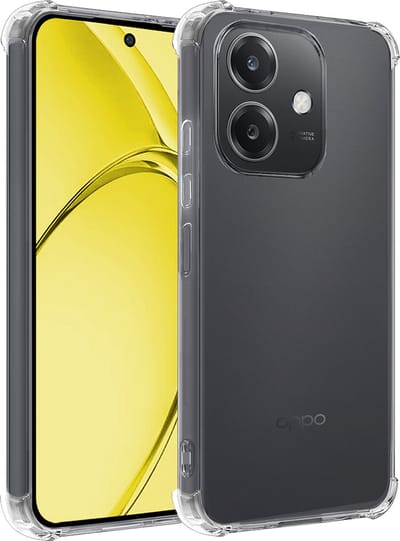 Hoesje - Geschikt voor OPPO A40 - Sterk & Shockproof - Siliconen Case - Back Cover - Telefoon Hoes Shock Proof - Telefoonhoesjes - Transparant