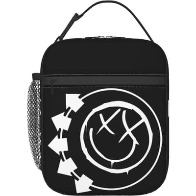 Blink Eyes 182 keer Geïsoleerde Lunchtas voor Vrouwen Kinderen Draagbare Voedseldozen Thermische Lunchbox Tote One Size black