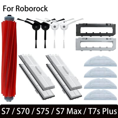Voor Roborock S7 S70 S7Max T7S T7S Plus Belangrijkste Borstel Hepa Filter Mop Pad Onderdelen Stofzuiger Accessoires