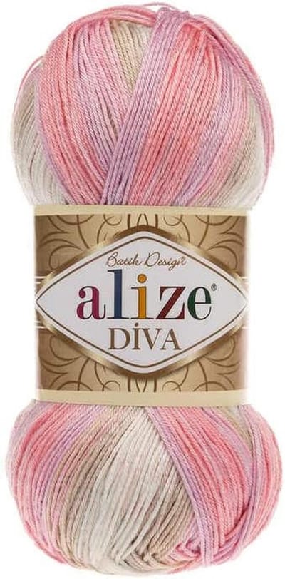 Microvezel Garen Kleurverloop voor Haken en Breien - Zijdeachtig Effect - 4 Bollen (400g)