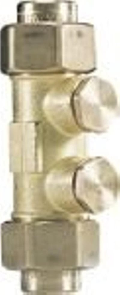 Watts Serie ea keerklep 1/2 buxbi.met aftapgelegenheid 1 4 chr.