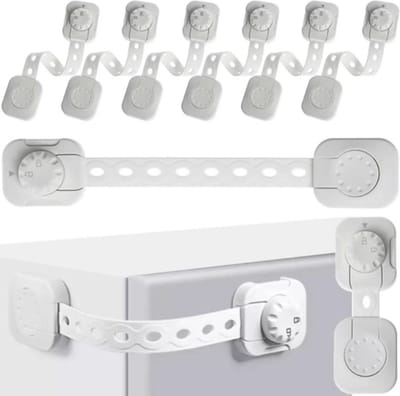 Kinderslot kastjes - Zelfklevend kinderslot - Kastsloten Op Maat - Baby veiligheid - 6 stuks - Wit