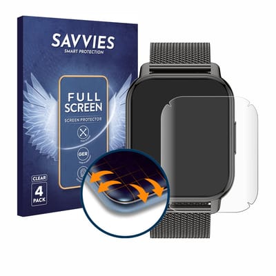 Savvies - Screenprotector voor Popglory P66 1.85" - Folie Beschermfolie transparant volledig dekking 4 Stuks