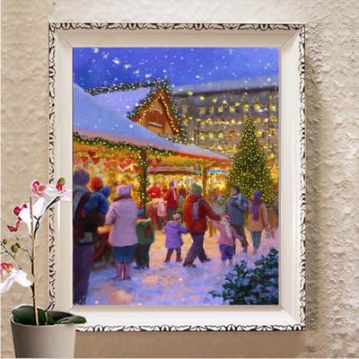 5D Diamond schilderij volledige boor vierkante kruissteek diamant borduurwerk Winter dier handwerk Kit handwerk kunst Full Square 20X30CM