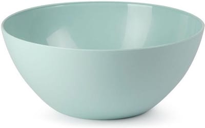 Plasticforte Serveerschaal/saladeschaal - D26 x H12 cm - kunststof - mintgroen - 3500 ml