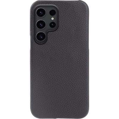 Fashion Samsung Galaxy S26 Ultra Magnetisch Hoesje Echt Leer Zwart