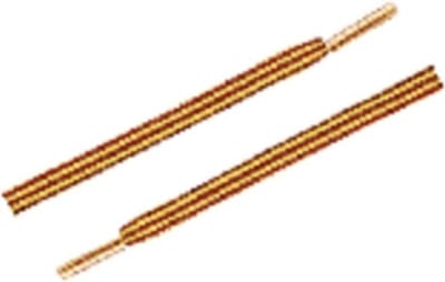 3 mm x 90 cm geel / bruin - Rond Cord