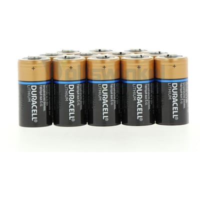 Duracell lithium cr123a batterij 12 stk