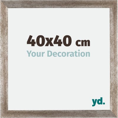 Your Decoration - Fotolijst 40x40 cm - MDF - Metaal Vintage - Mura