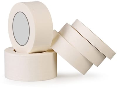 Dailygoody - 10 mm x 50 m Verf Masker Tape voor Perfecte Lijnen en Decoratie