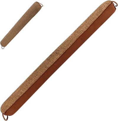 Tochtstopper deur - Dichtingsstrip - Stil wonen - Driehoekig ontwerp - 92 cm - Kaki