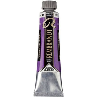 Rembrandt Olieverf Tube 40 ml Perm.Violet Middel 537