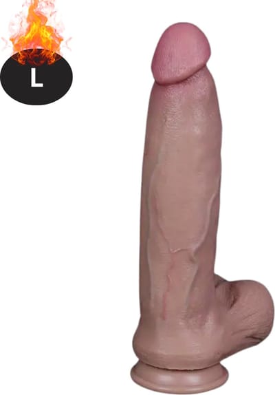 Nivard Dildo - Anaal - Met Zuignap - Siliconen - Sex Toys - Voor Mannen & Vrouwen - Voor Koppels - Couples - Vlees - 31cm