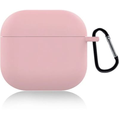 ShieldCase Siliconen Hoesje Geschikt voor Airpods 4 - Siliconen Case voor Apple Airpods 4 Case Hoesje - Lichtroze