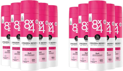 8 x 4 Deo Spray – Nr 15 Frozen Berry - 10 x 150 ml Voordeelverpakking