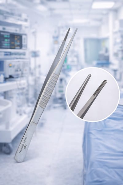 Belux Surgical Instruments / DeBakey Atraumatisch Vaatpincet 16,5 cm – Chirurgisch Pincet – RVS – Niet Steriel (Steriel Verpakt)