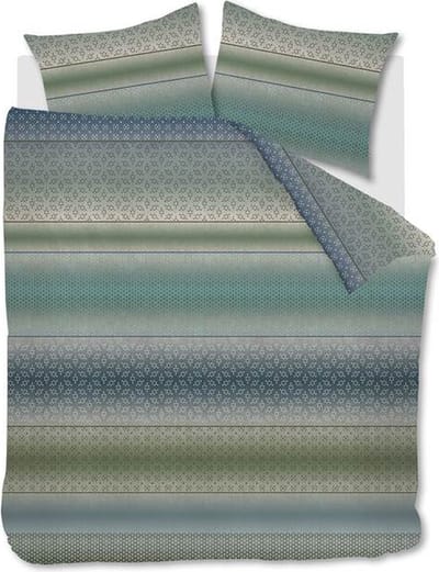 Snoozing Milly Dekbedovertrek - Tweepersoons - 200x200/220 cm - Blue Green
