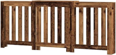 Radiatorombouw - Radiatorbekleding - Woonkamer Decoratie - Praktisch Opbergvak - 205x215x835 cm - Oud Hout