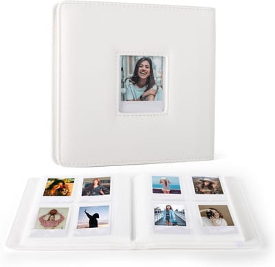Groot Capaciteit Pocket Foto Album voor Polaroid GO Camera, PU Lederen Souvenir Album voor 6.5x6.5cm Film, Geschikt voor Instant Foto's en Herinneringen