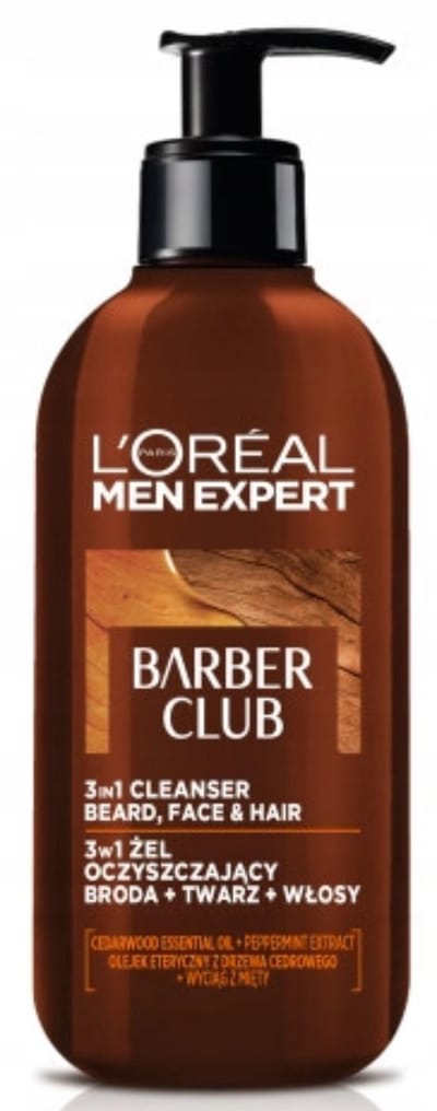 L'Oréal Paris L'Or&eacute;al Paris Men Expert Barber Club Hair &amp; Facial Wash 200 ml