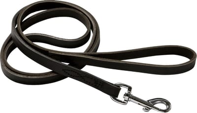 Adori Looplijn Soft Met Print En Trens Donkerbruin - Hondenriem - 160x1.4 cm