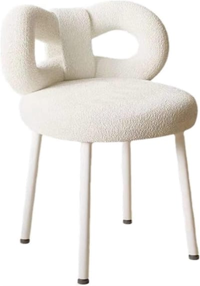 Voetenbank met rugleuning - Kaptafel kruk - Make-up aanbrengen - Ergonomisch ontwerp - Niet gespecificeerd - Effen
