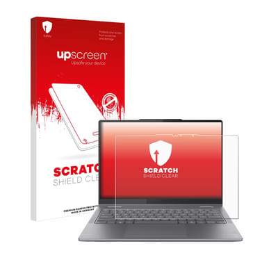 upscreen - Screenprotector voor Lenovo Yoga 7i 2-in-1 Gen 10 14" - Folie Beschermfolie transparant