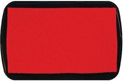 Stpad10 rood stempelkussen - pigment inkt waterbasis Nellie Snellen - red