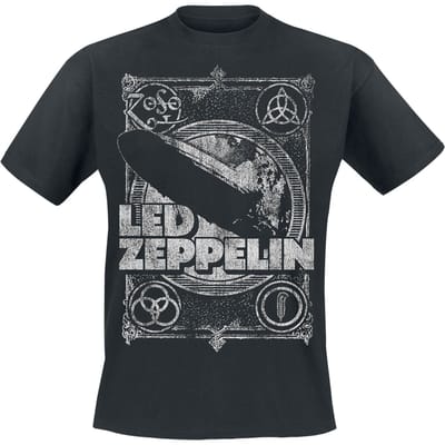 Led Zeppelin T-shirt - Shook Me - S tot 4XL - voor Mannen - zwart