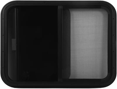 Schuifraam met Insectenscherm 610x510mm - Verplaatsbaar, UV-Bestendig, Waterdicht, Camper