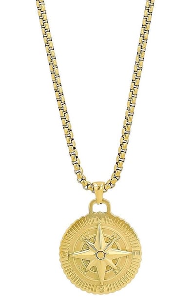 AKZENT Akzent herenketting met hanger Cachalot, duurzaam