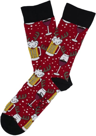 Tintl socks unisex sokken | X-mas - Beer deer (maat 36-40)