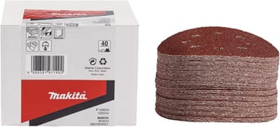 Makita P-43620 Schuurpapier Met klittenband Korrelgrootte (num) 40 (Ø) 125 mm 50 stuk(s)