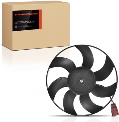 Frankberg 1x Motorradiateur Enkele ventilator