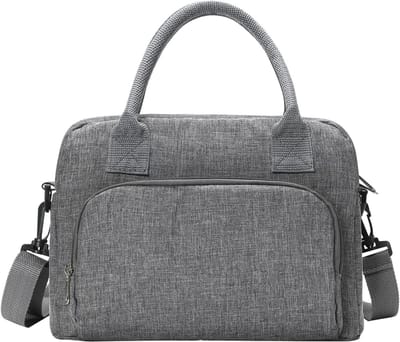 Thijox - Kleine koeltas 12 liter, geïsoleerd, verstelbare schouderbanden, opvouwbare lunchtas voor werk, picknick, heren en dames, multifunctioneel