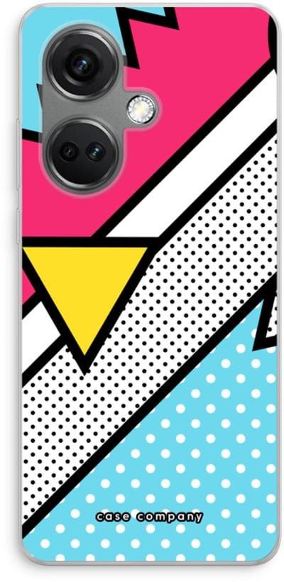 Case Company® - Hoesje geschikt voor OnePlus Nord CE 3 hoesje - Pop Art #3 - Soft Cover Telefoonhoesje - Bescherming aan alle Kanten en Schermrand